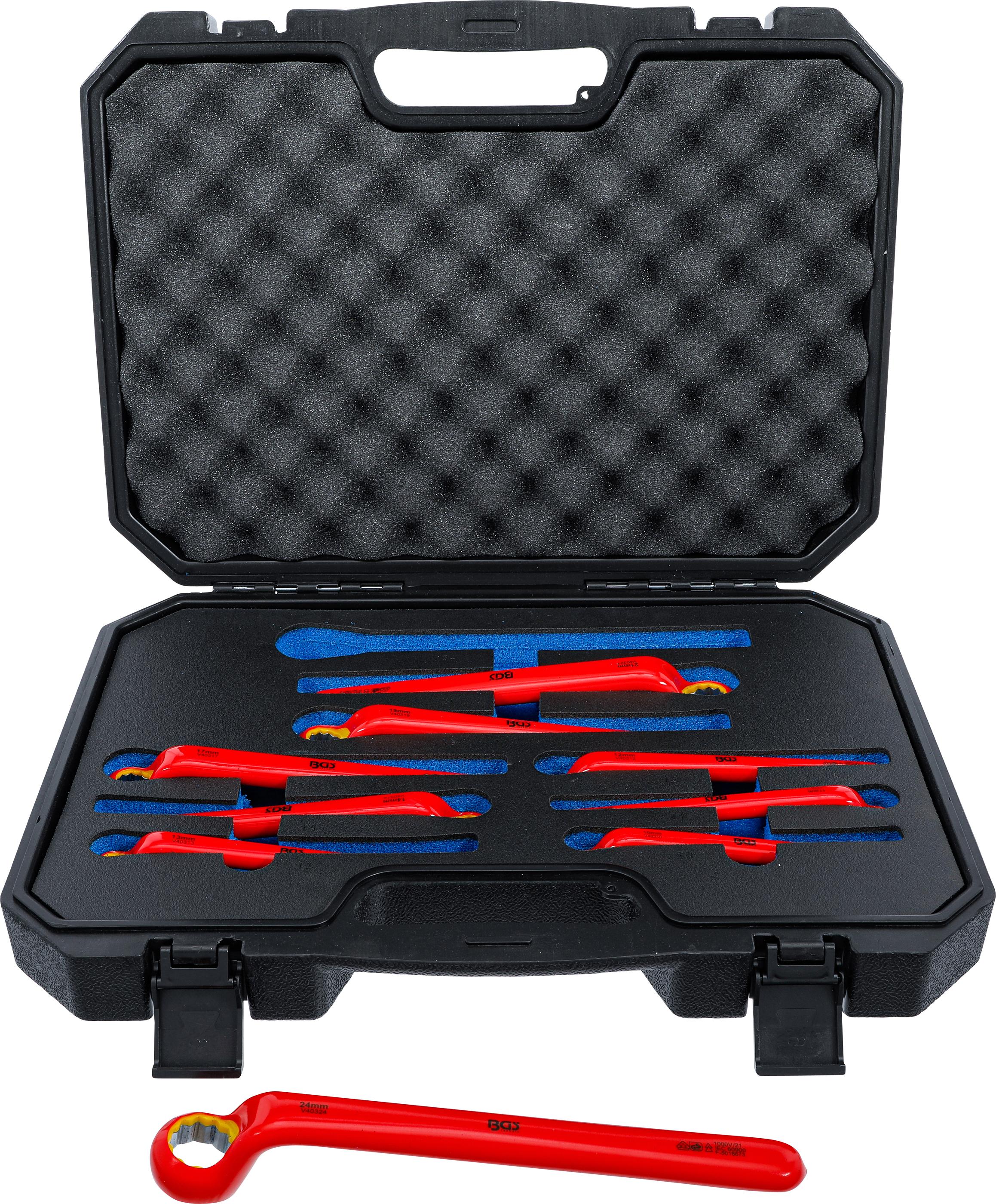 VDE-Ringschlüssel-Satz | tief gekröpft | SW 10 - 24 mm | 9-tlg. BGS72035