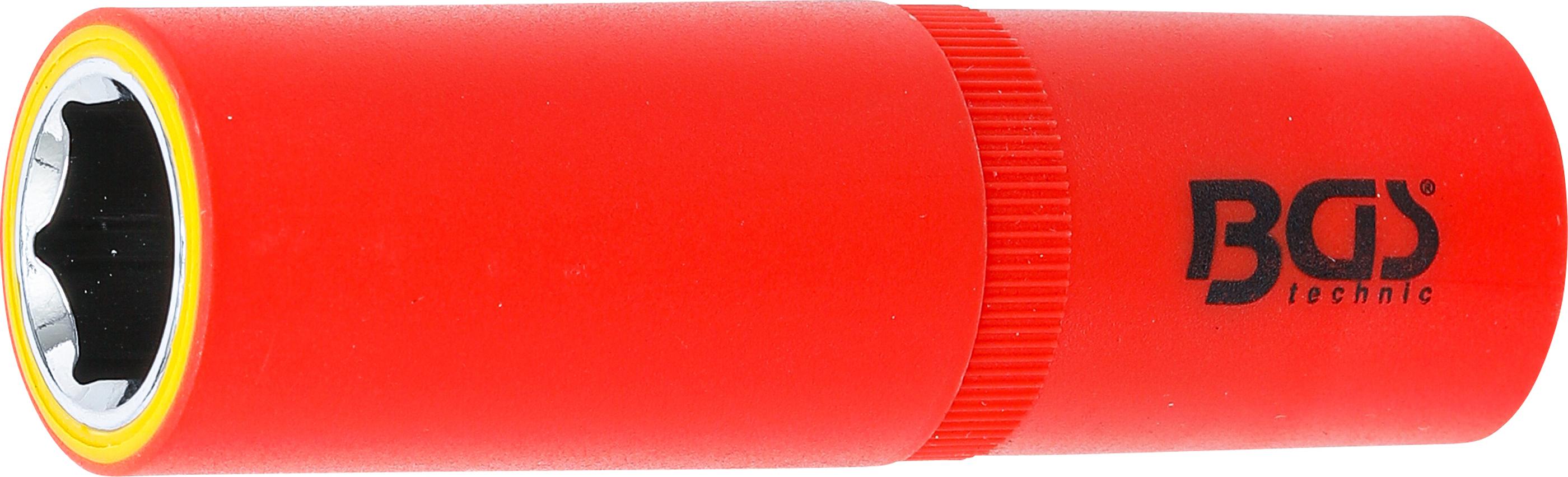 VDE-Steckschlüssel-Einsatz Sechskant | Antrieb Innenvierkant 12,5 mm (1/2") | SW 16 mm BGS72066