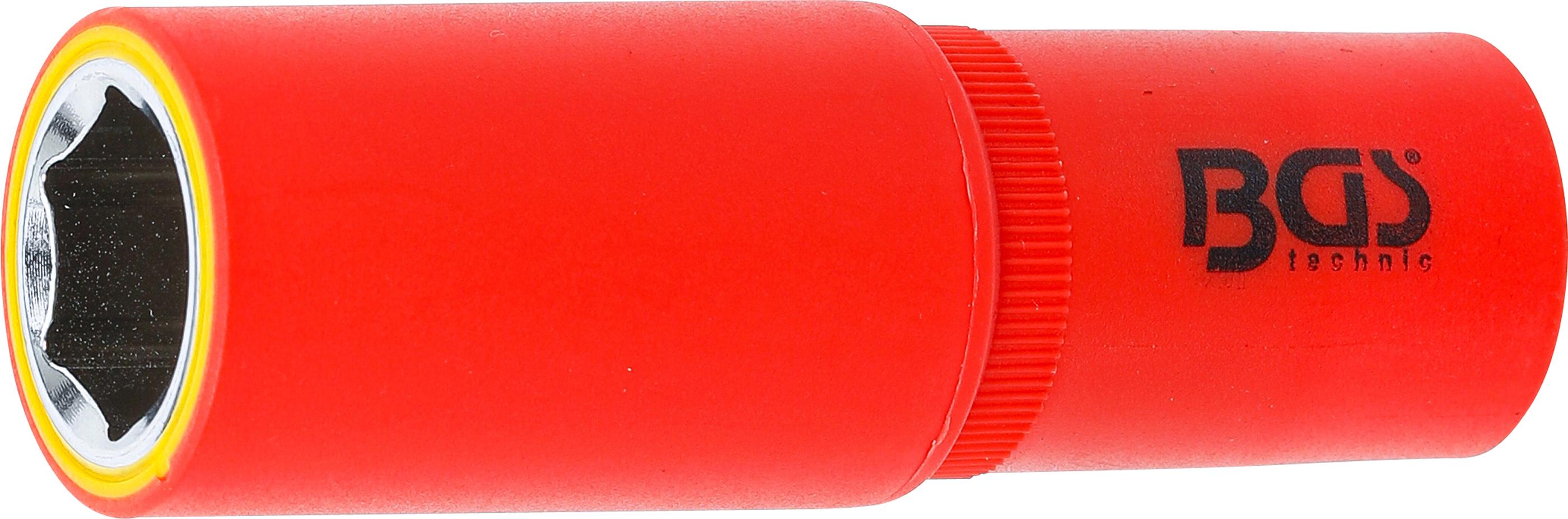 VDE-Steckschlüssel-Einsatz Sechskant | Antrieb Innenvierkant 12,5 mm (1/2") | SW 18 mm BGS72068