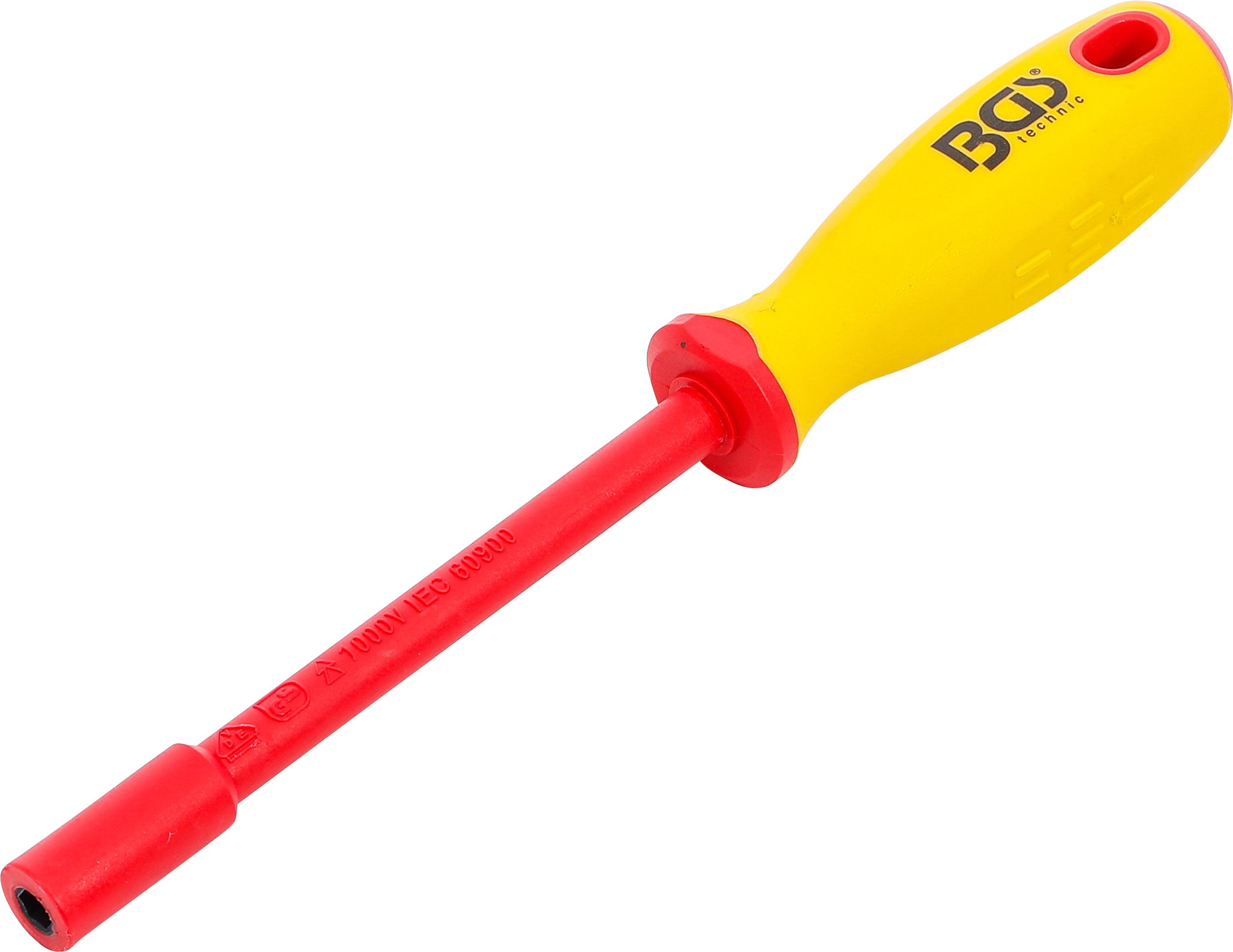 VDE-Steckschlüssel-Schraubendreher | Sechskant | SW 5,5 mm | Klingenlänge 125 mm BGS71081