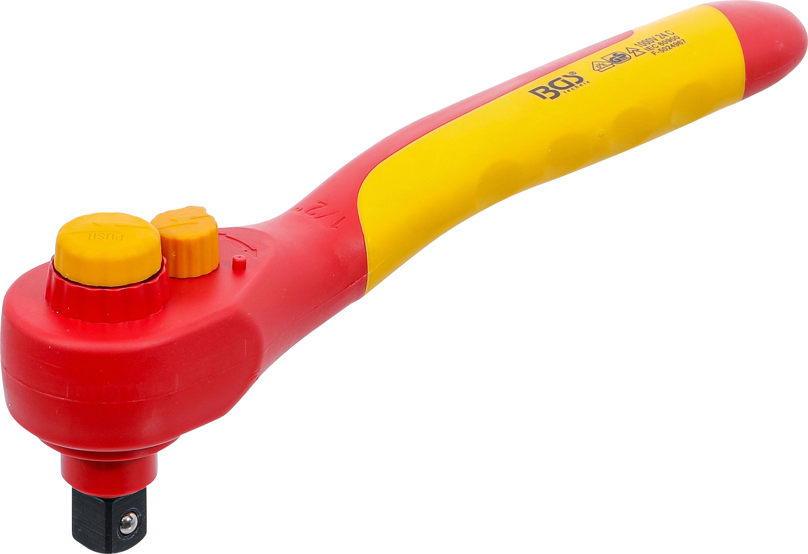 VDE-Umschaltknarre | Abtrieb Außenvierkant 12,5 mm (1/2") | 1000 V BGS626