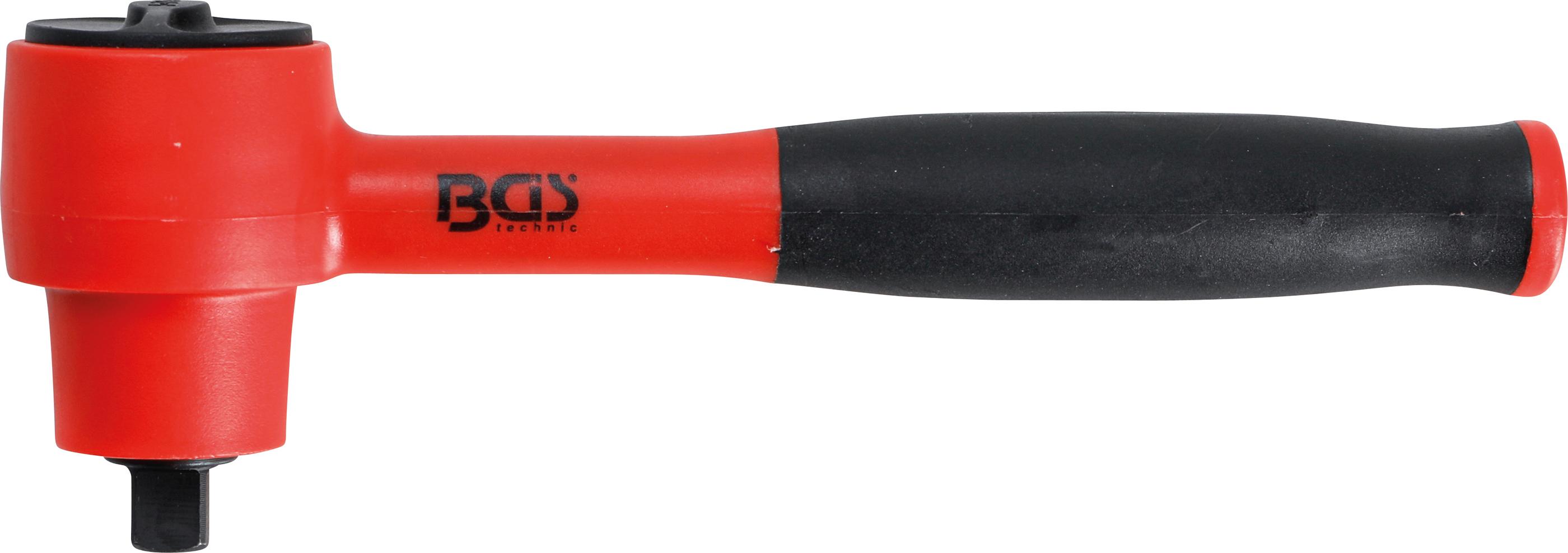 VDE-Umschaltknarre | feinverzahnt | Abtrieb Außenvierkant 10 mm (3/8") | 1000 V BGS701