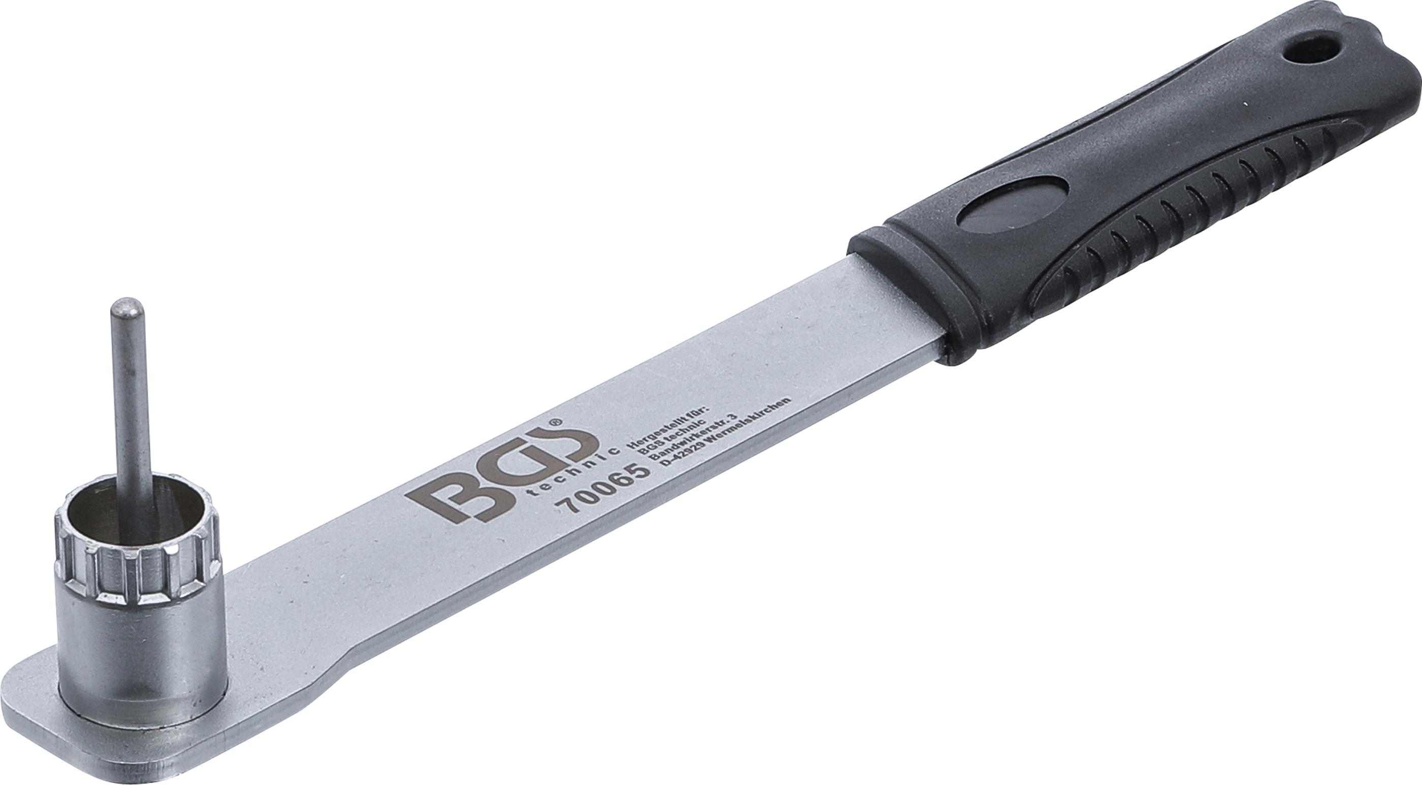 Verschlussringschlüssel | mit Zentrierstift BGS70065