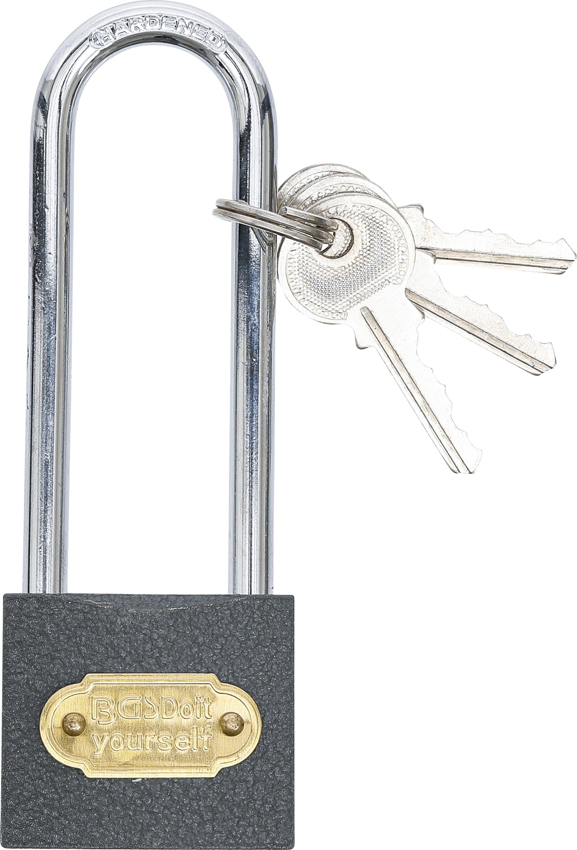 Vorhängeschloss | Typ L | extra hoher Bügel BGS85168