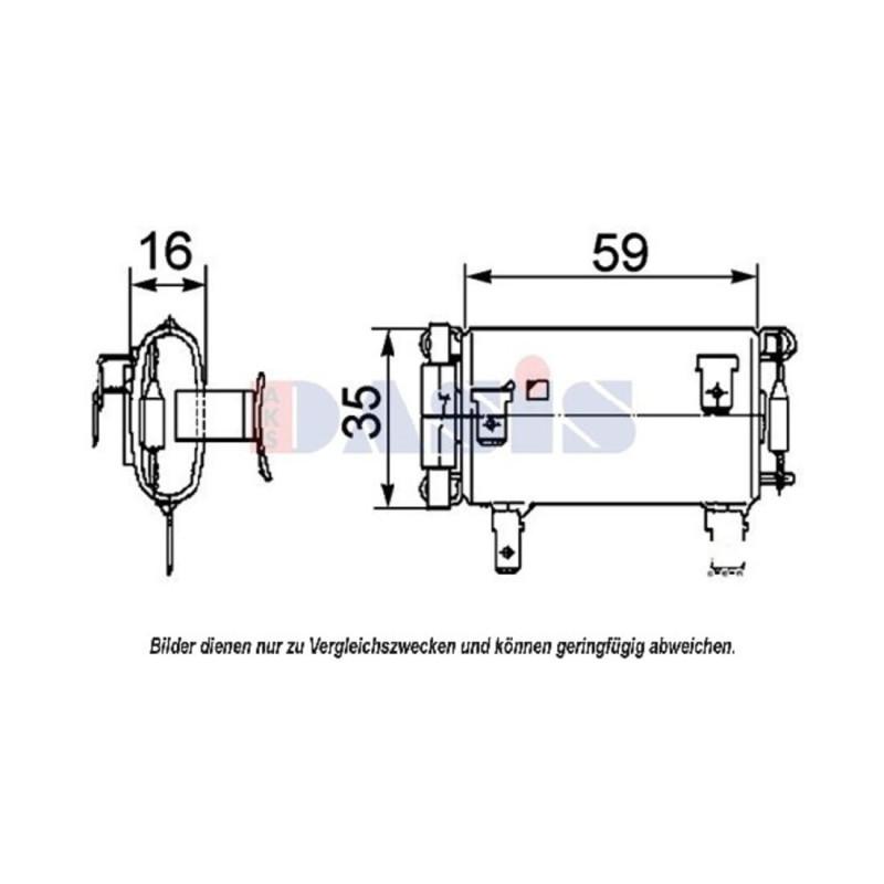 Vorwiderstand, Klimalüfter, AKS DASIS 906002N