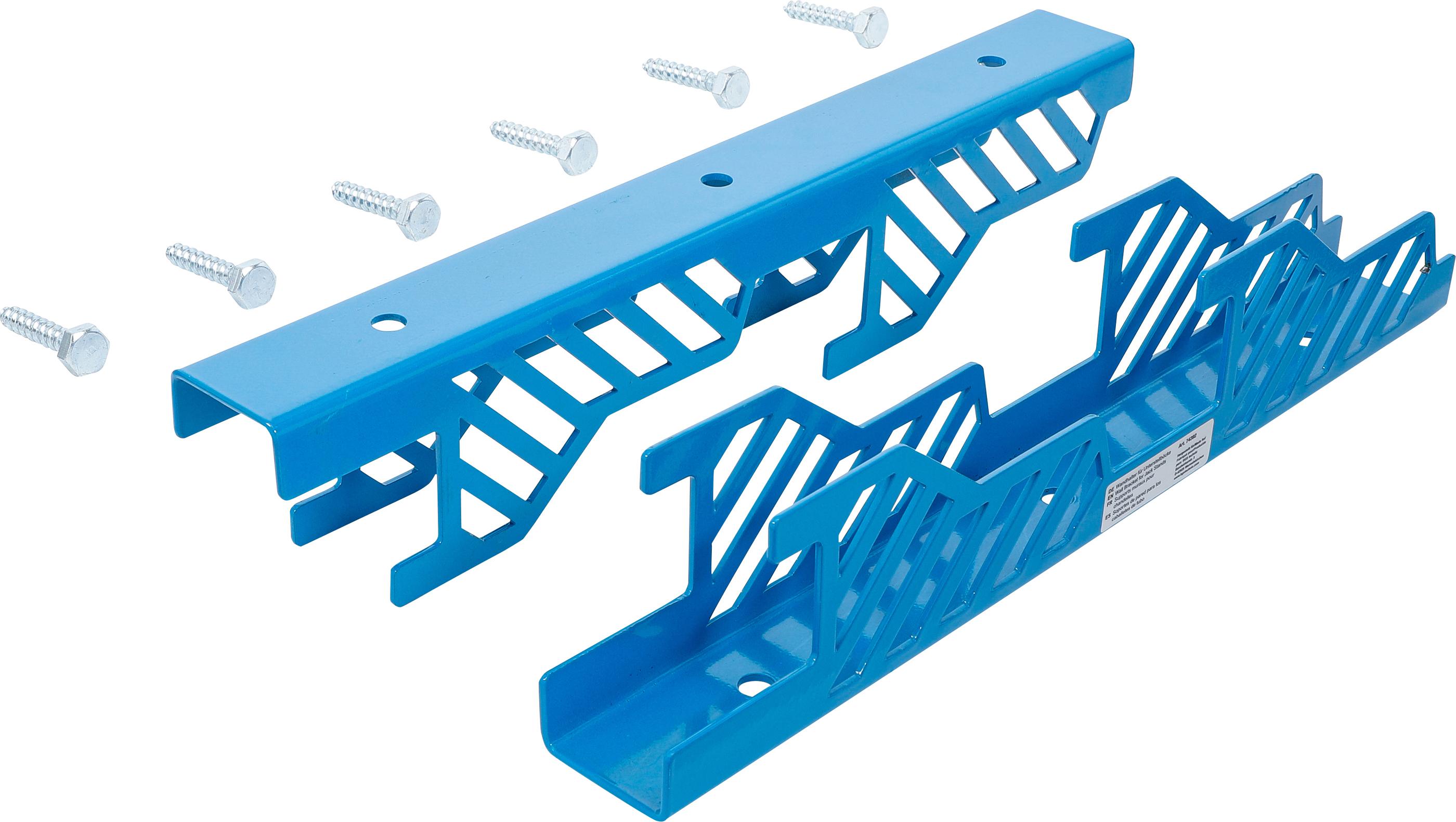 Wandhalter für Unterstellböcke | für Art. 3014, 3015 | 2-tlg. BGS74392