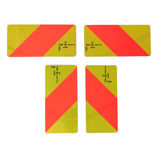 Warntafelsatz für LKW nach ECE 70.01, 285 x 132 x 1,0 mm 345553907 Suer