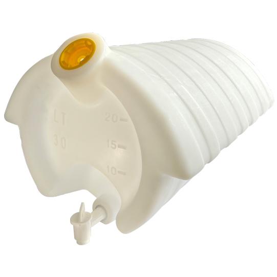 Wassertank aus Kunststoff, 32 Liter, Einfüllstutzen, Ablasshahn 390144100 Suer