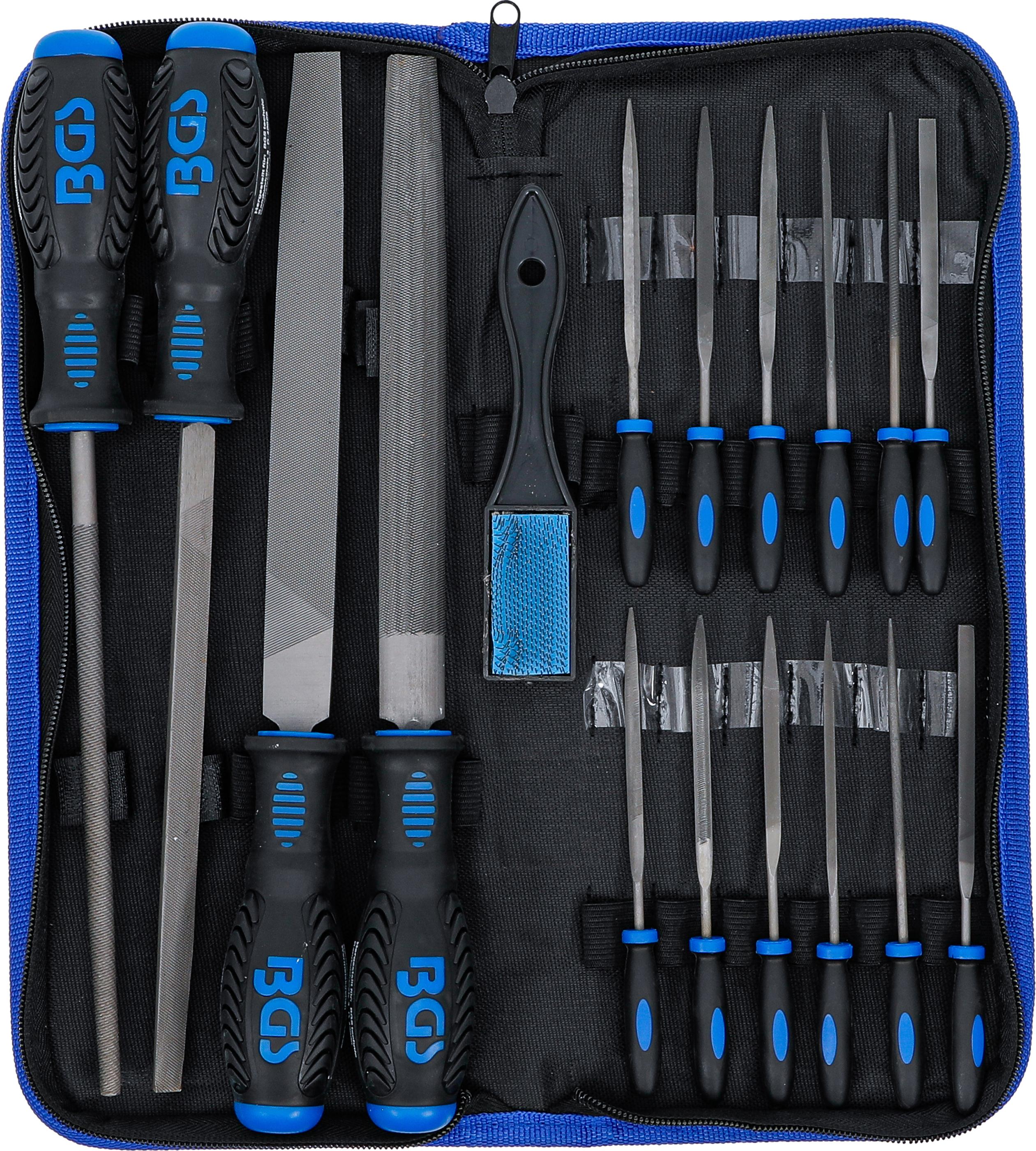 Werkstattfeilen- und Nadelfeilen-Satz | 17-tlg. BGS72119