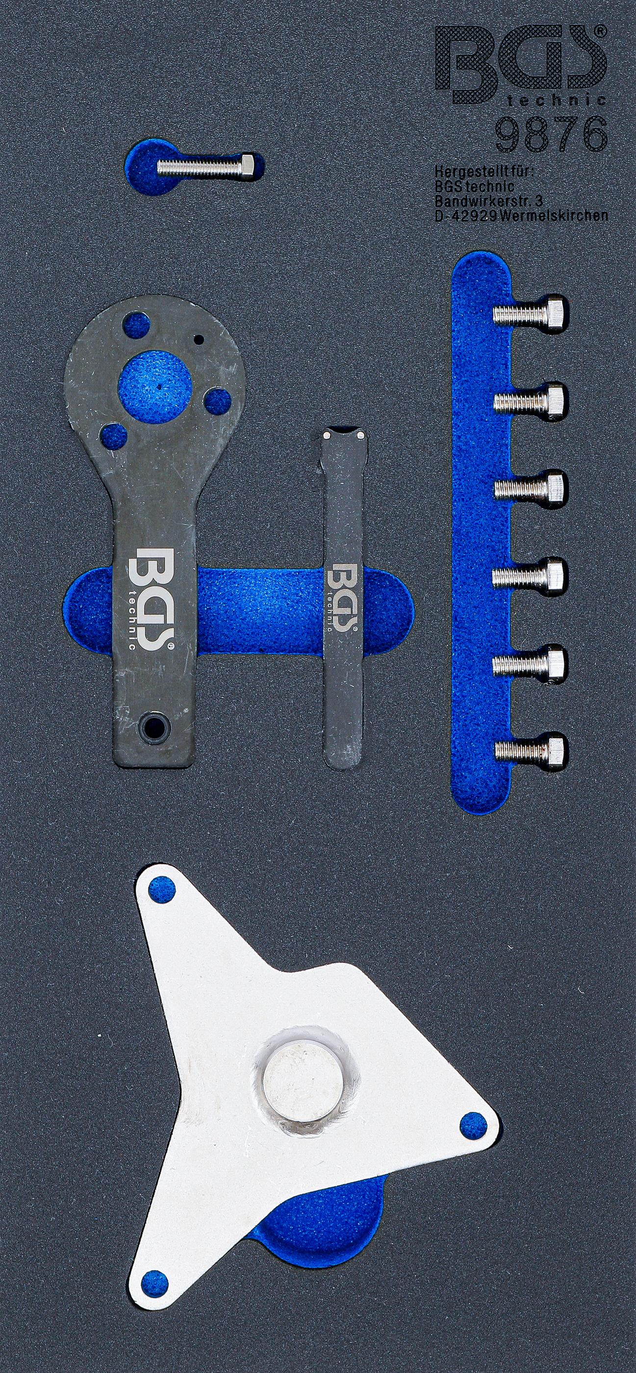 Werkstattwageneinlage 1/3: Motor-Einstellwerkzeug-Satz | für Alfa Romeo, Fiat 1.4 MultiAir BGS9876