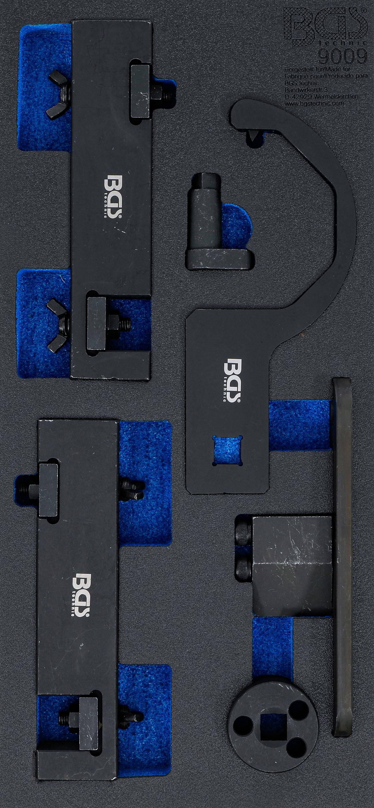 Werkstattwageneinlage 1/3: Motor-Einstellwerkzeug-Satz | für Jaguar, Land Rover 5.0 V8 BGS9009