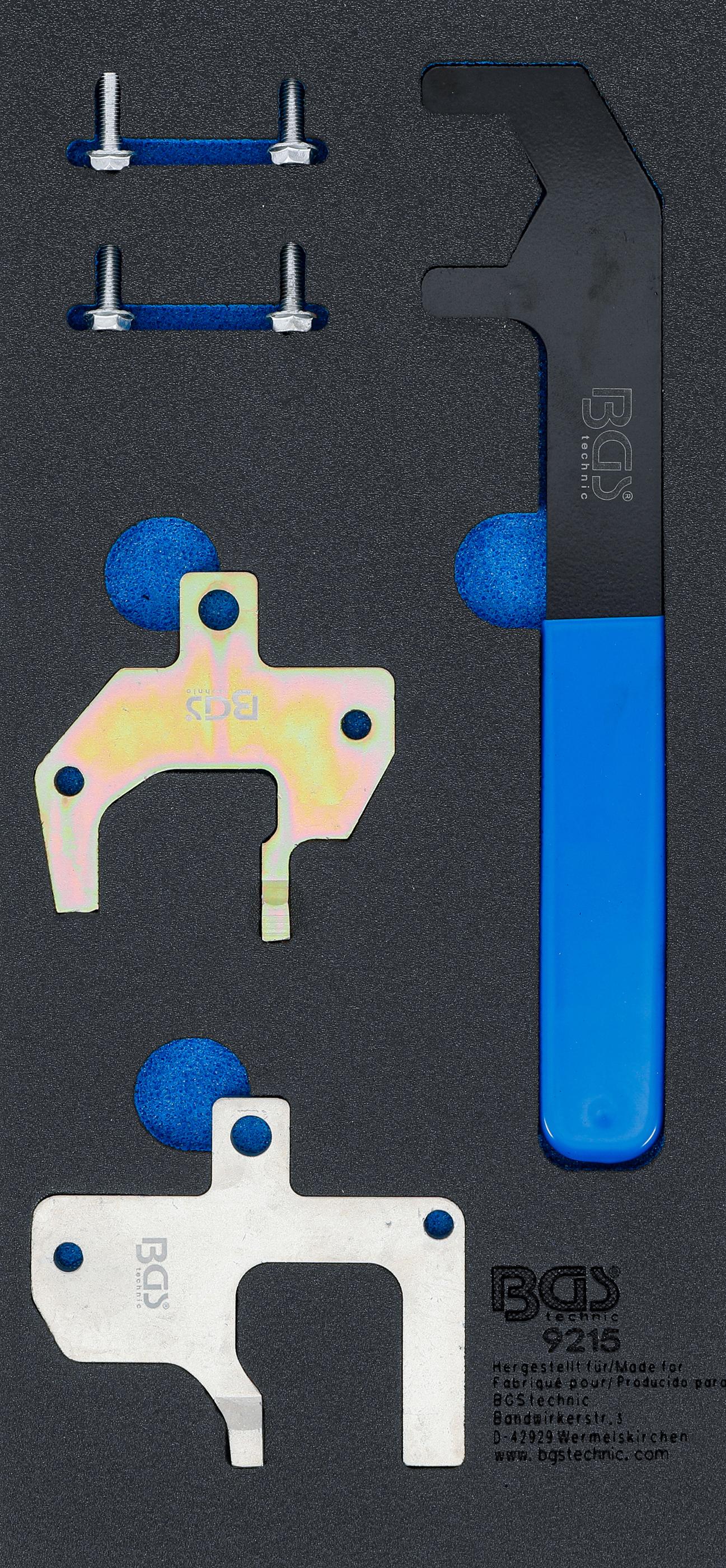 Werkstattwageneinlage 1/3: Motor-Einstellwerkzeug-Satz | für Mercedes-Benz M112 + M113 BGS9215