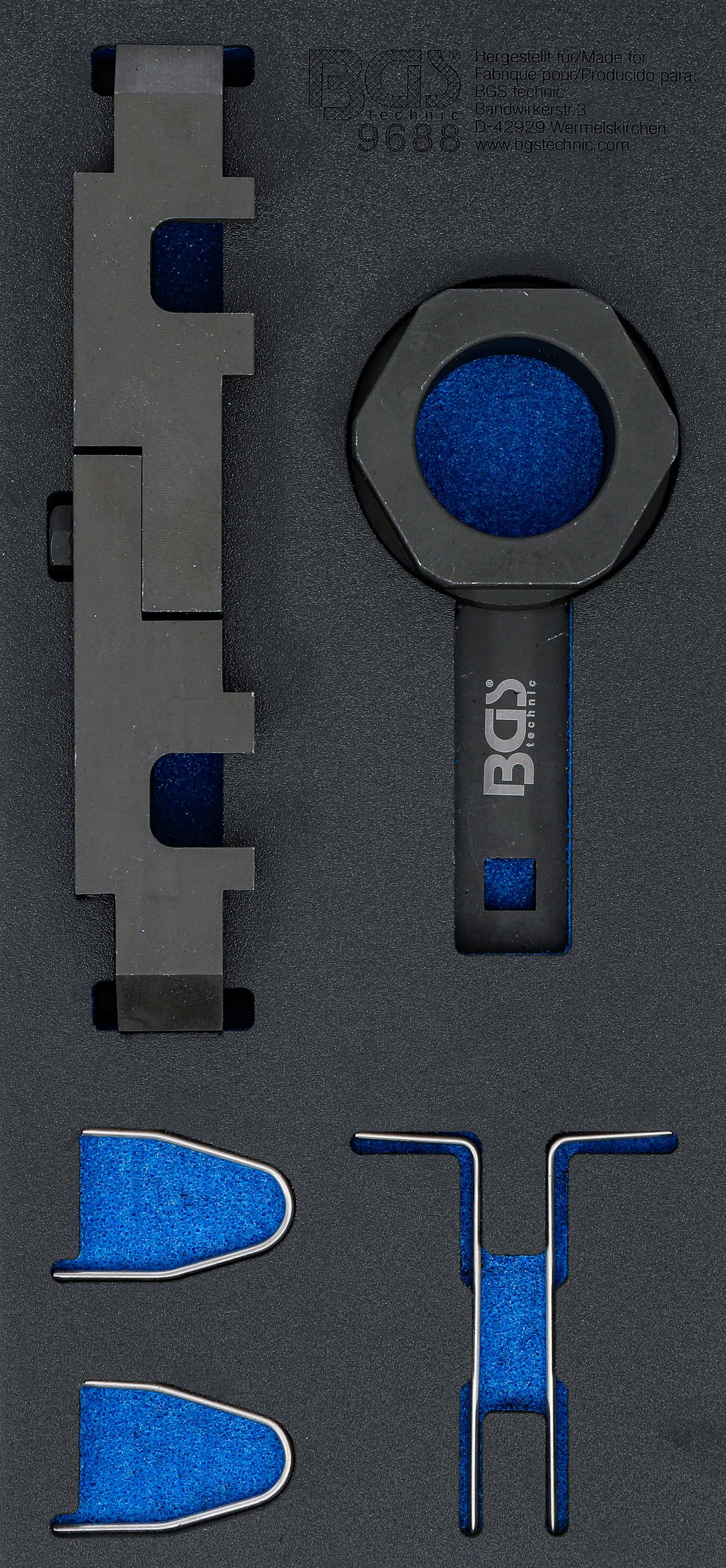 Werkstattwageneinlage 1/3: Motor-Einstellwerkzeug-Satz | für Opel 1.6 SIDI BGS9688