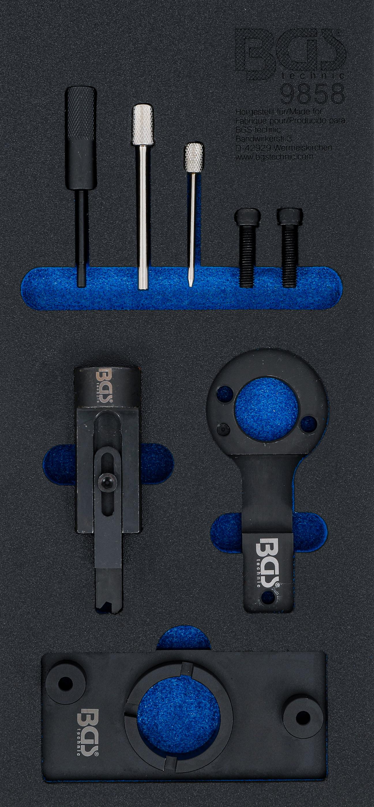 Werkstattwageneinlage 1/3: Motor-Einstellwerkzeug-Satz | für Opel 2.0 CDTi / EcoFLEX BGS9858