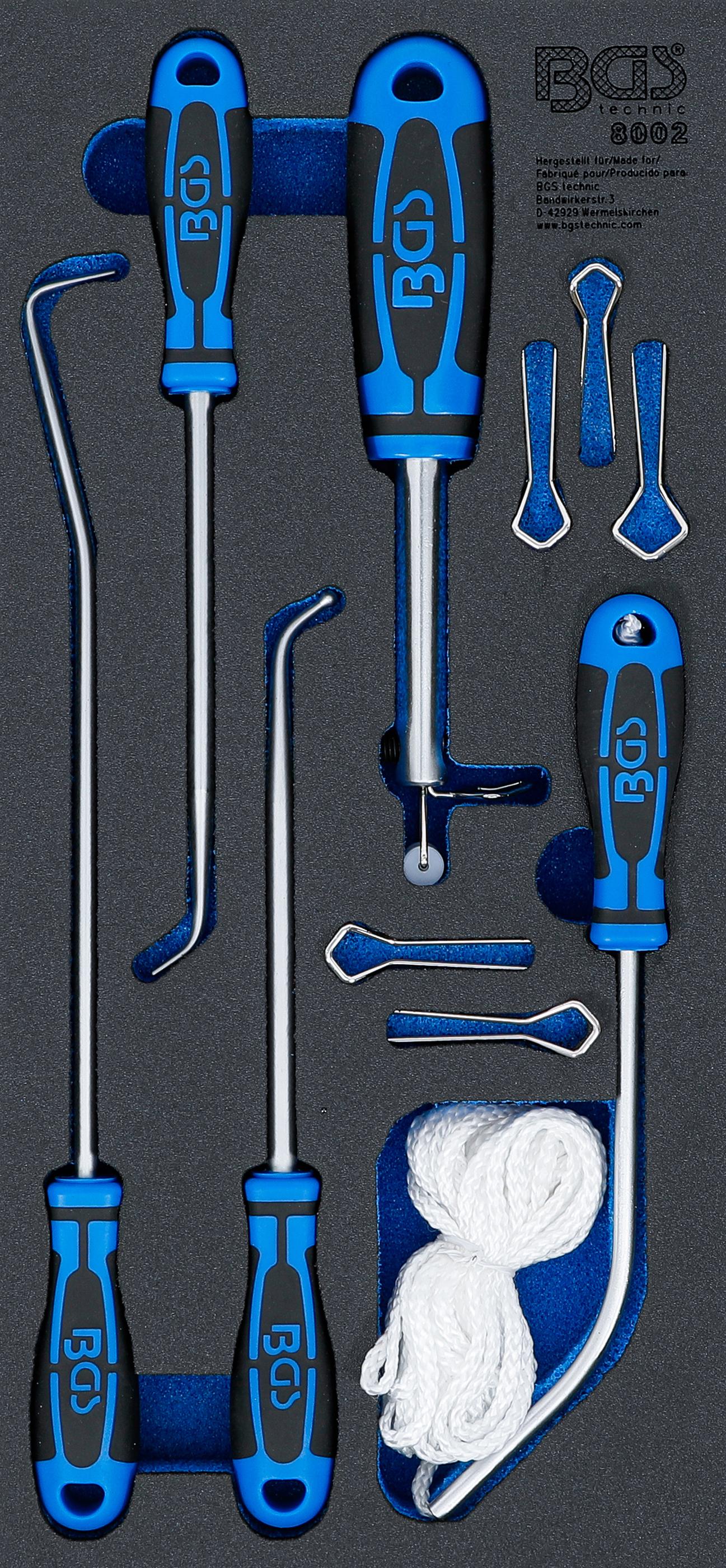 Werkstattwageneinlage 1/3: Windschutzscheiben-Werkzeug-Satz | 5-tlg. BGS8002