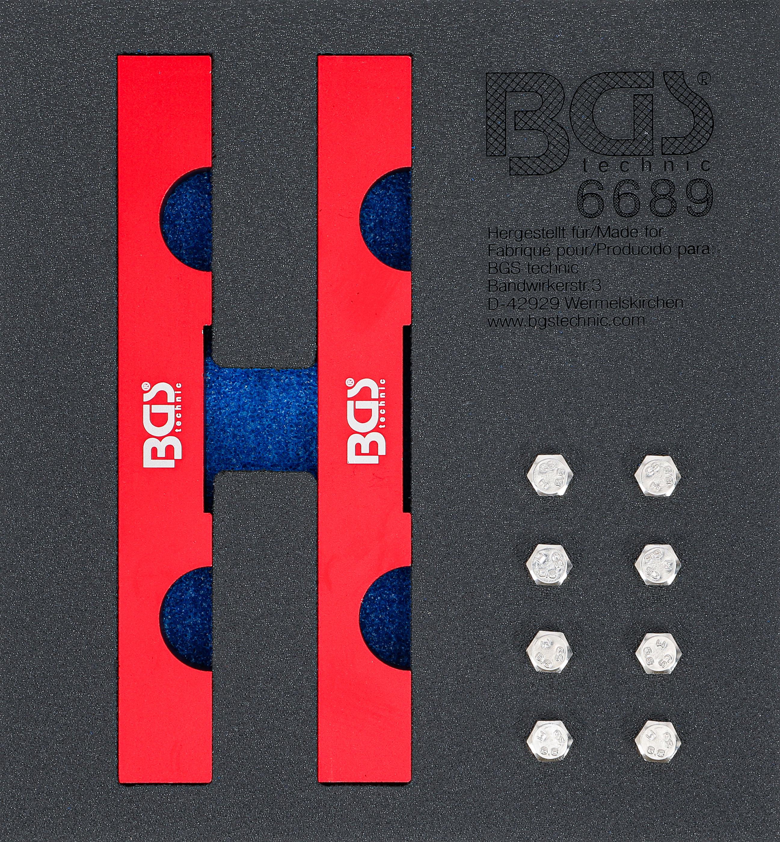 Werkstattwageneinlage 1/6: Motor-Einstellwerkzeug-Satz | für Mercedes-Benz M642 BGS6689
