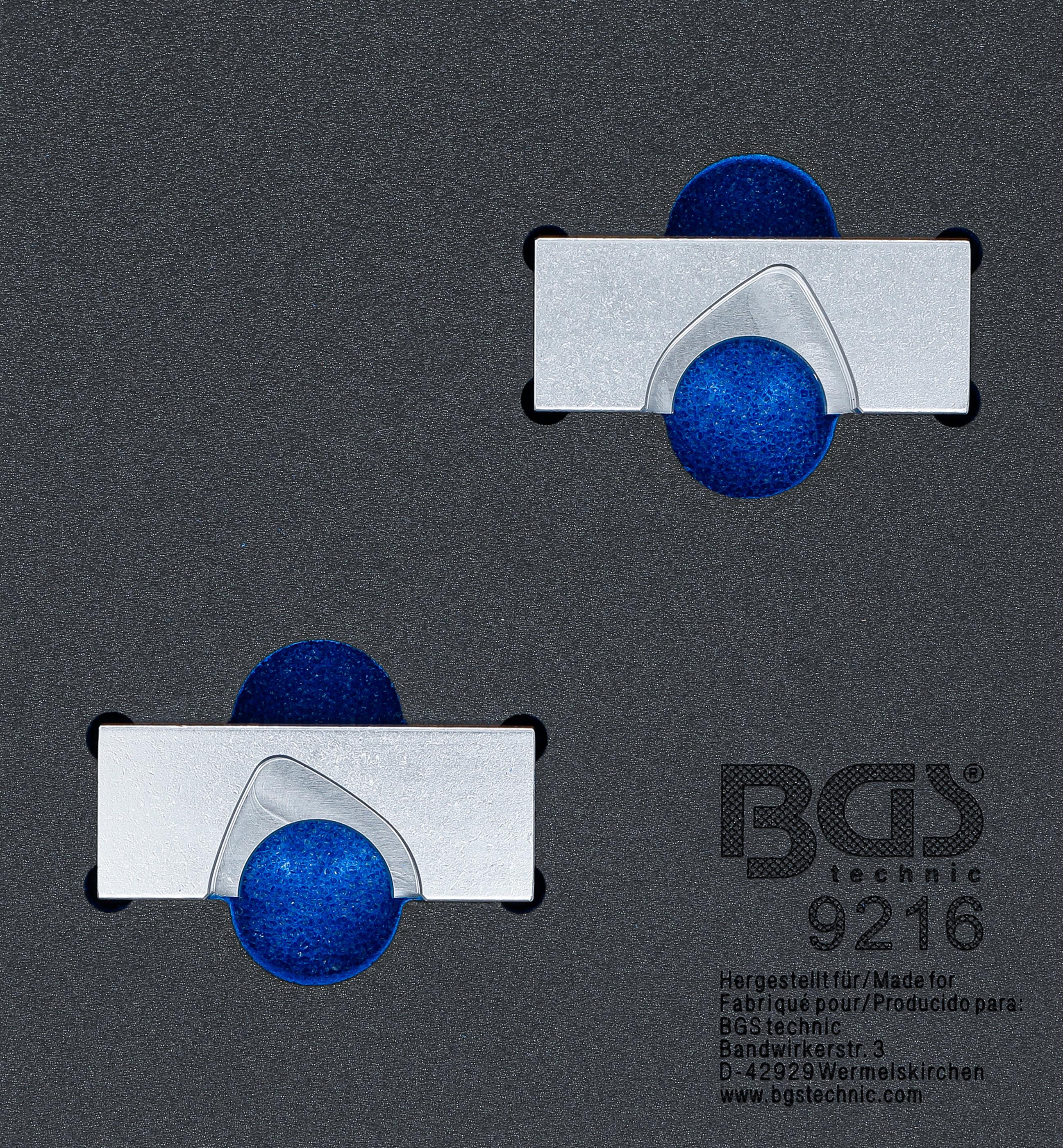 Werkstattwageneinlage 1/6: Nockenwellen-Arretierwerkzeug-Satz | für Alfa Romeo 147 1.6 105 PS BGS9216