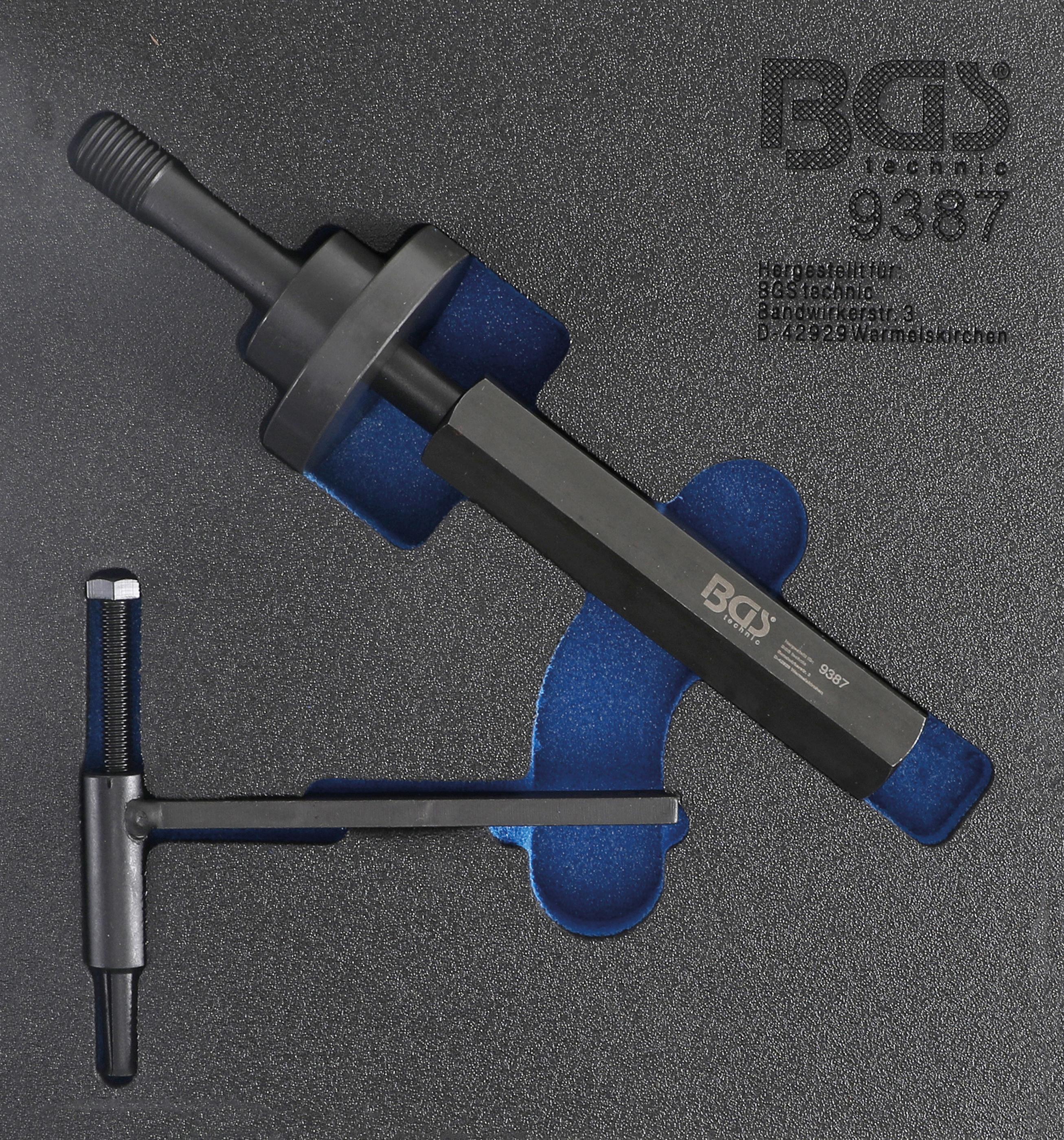 Werkstattwageneinlage 1/6: Steuergehäusedeckel-Ausricht- und Pumpenrad-Demontage-Werkzeug-Satz | für Ford 1.8 TDDi / TDCi BGS9387