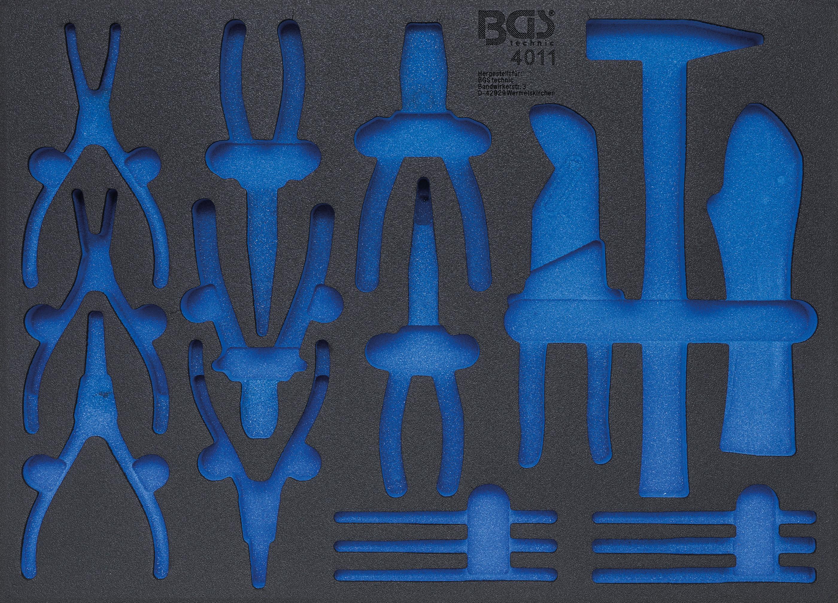 Werkstattwageneinlage 3/3 | leer | für Art. 4011 BGS4011-5