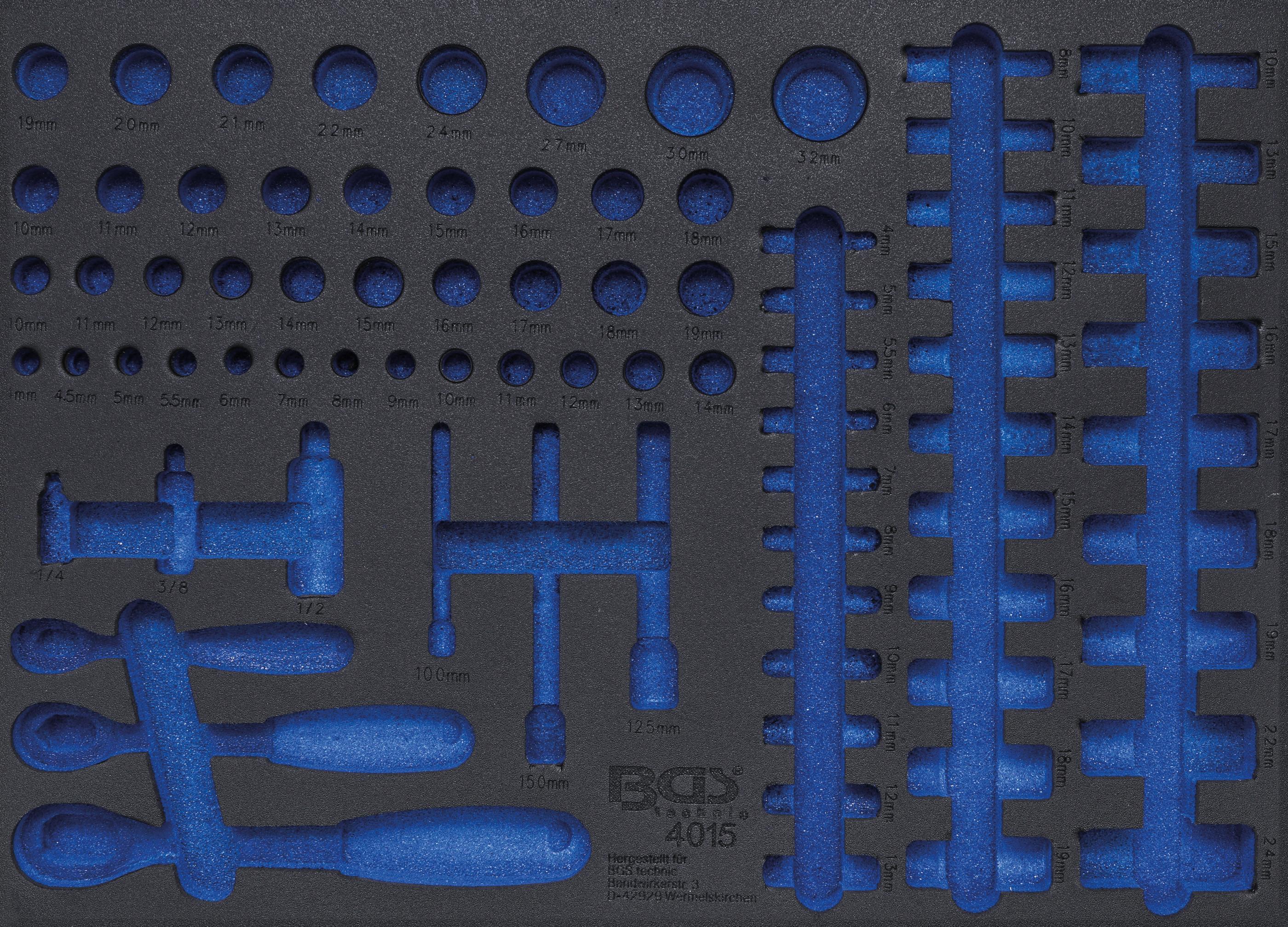 Werkstattwageneinlage 3/3 | leer | für Art. 4015 BGS4015-5