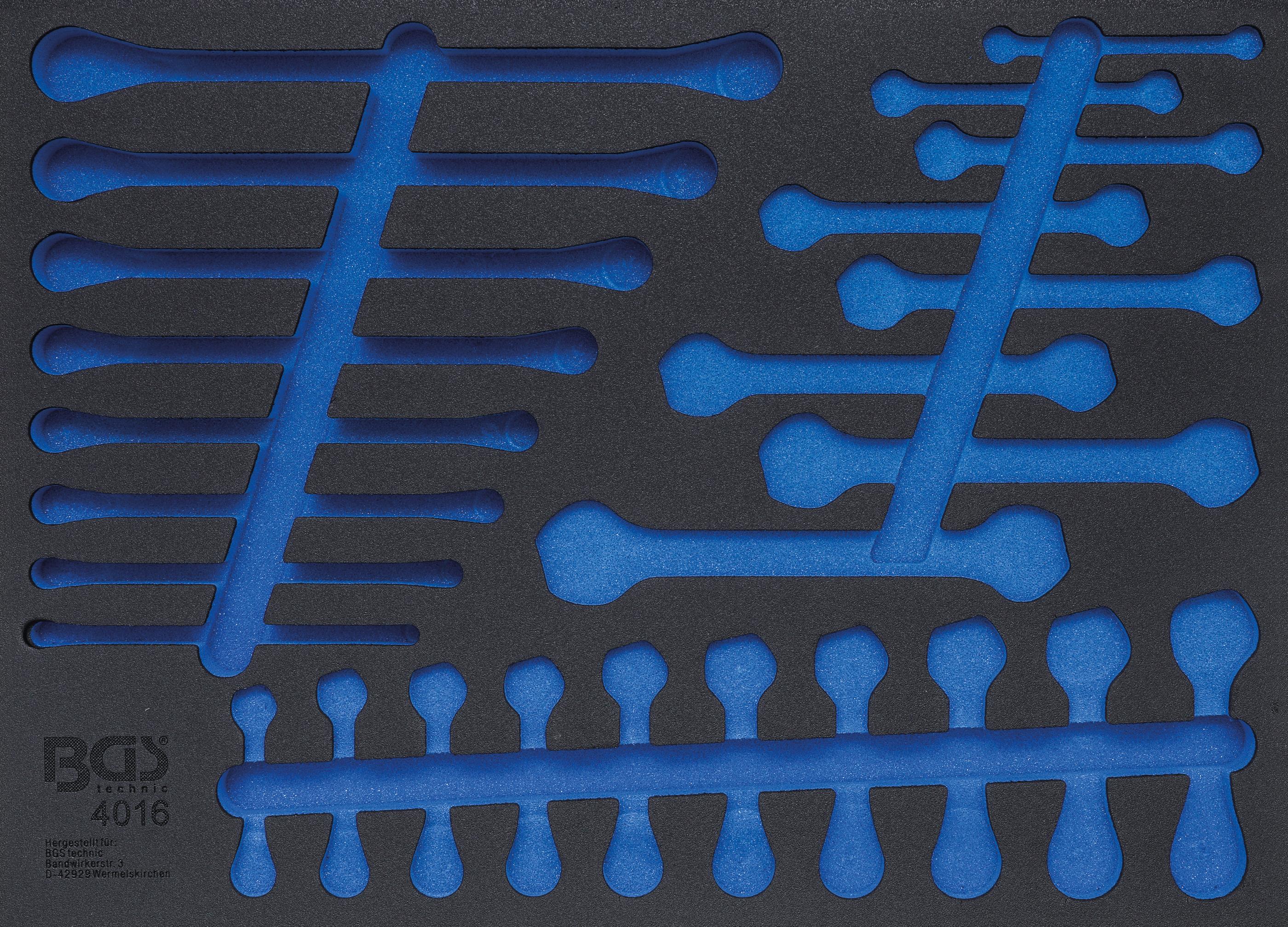 Werkstattwageneinlage 3/3 | leer | für Art. 4016 BGS4016-5