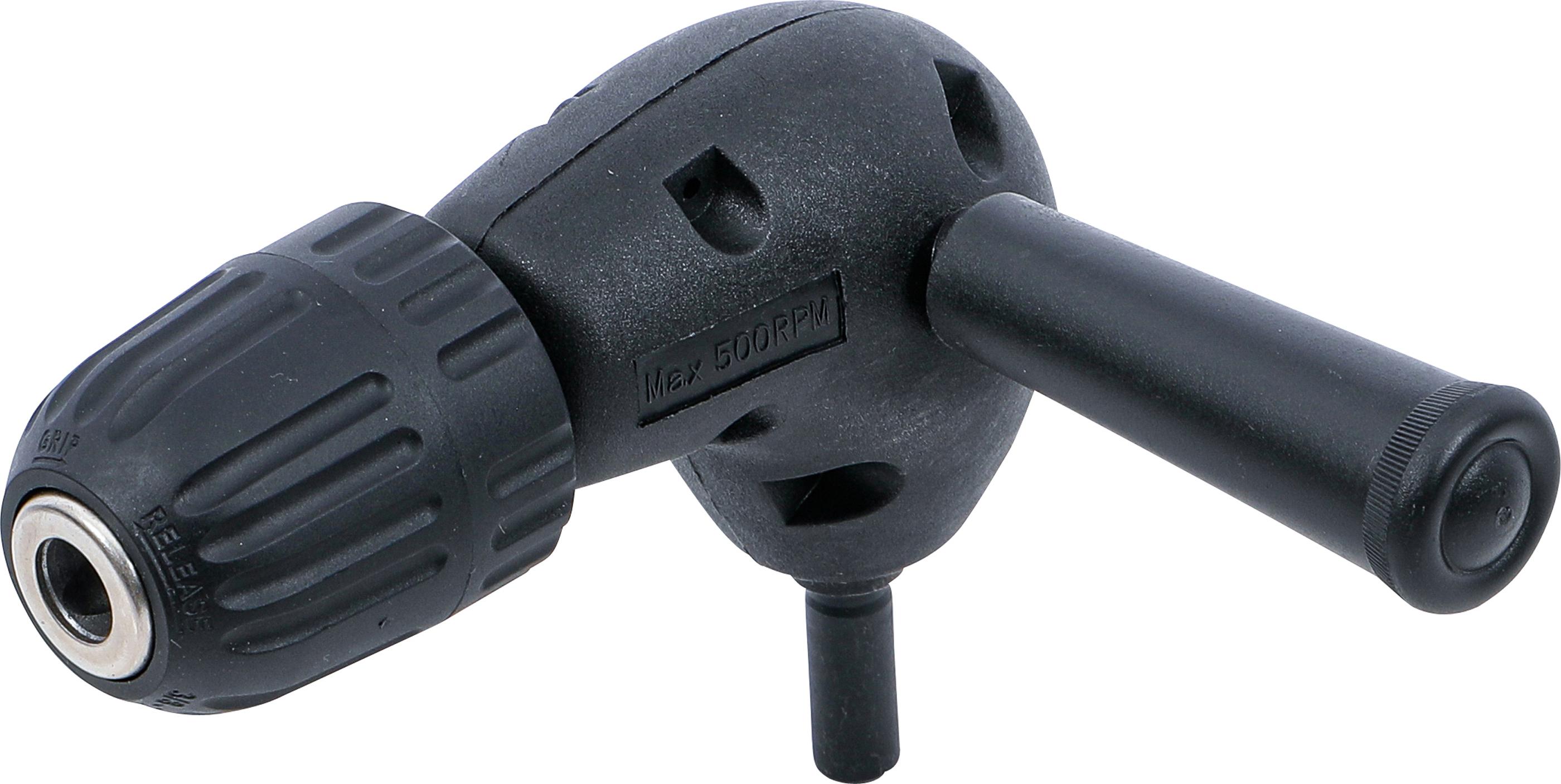 Winkelbohrvorsatz mit Schnellspann-Bohrfutter | für Ø 0,8 - 10 mm BGS8621