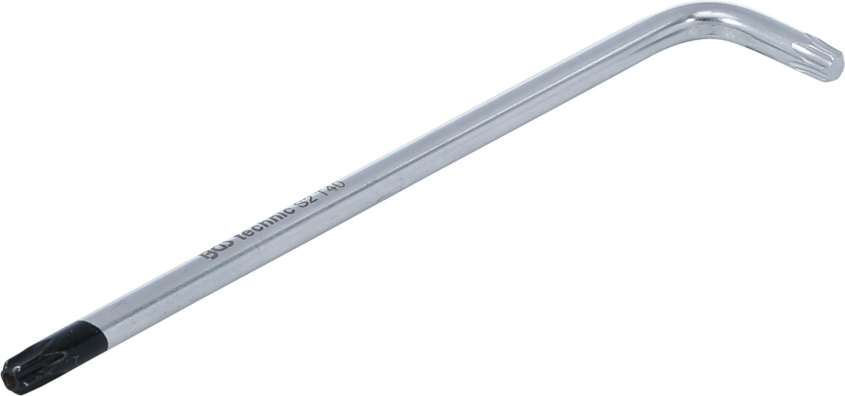 Winkelschlüssel | extra lang | T-Profil (für Torx) mit/ohne Bohrung T40 BGS794-T40