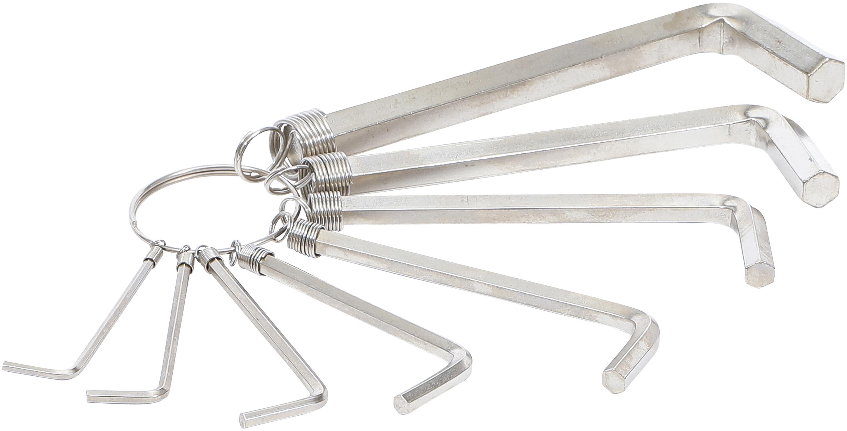 Winkelschlüssel-Satz | Innensechskant 2 - 10 mm | 8-tlg. BGS7842