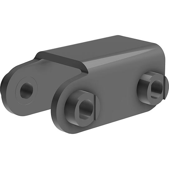 Zuggabel-Federschuh 451/E 5, links, für Federbreite 80 mm 260181005 Suer