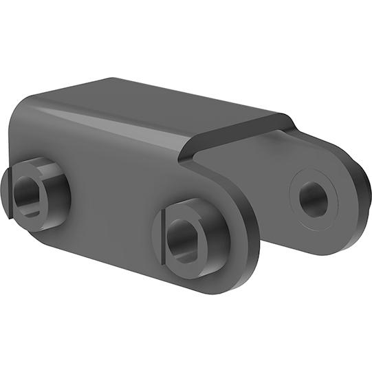 Zuggabel-Federschuh 451/E 5, rechts, für Federbreite 80 mm 260181006 Suer